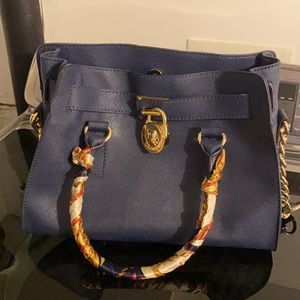 Michael Kors Navy Hamilton Tote